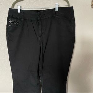 Lane Bryant Slim Boot Embellished Jean